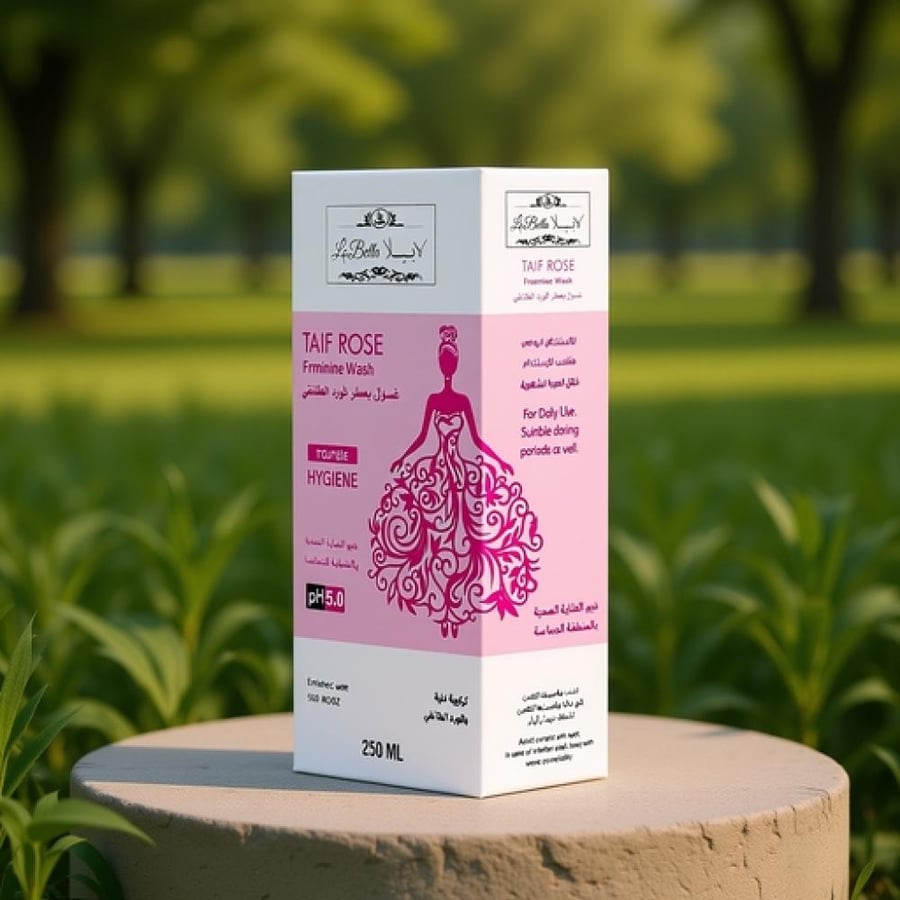 غسول لابيلا بعطر الورد الطائفي للمنطقة الحساسة - 250 مل
