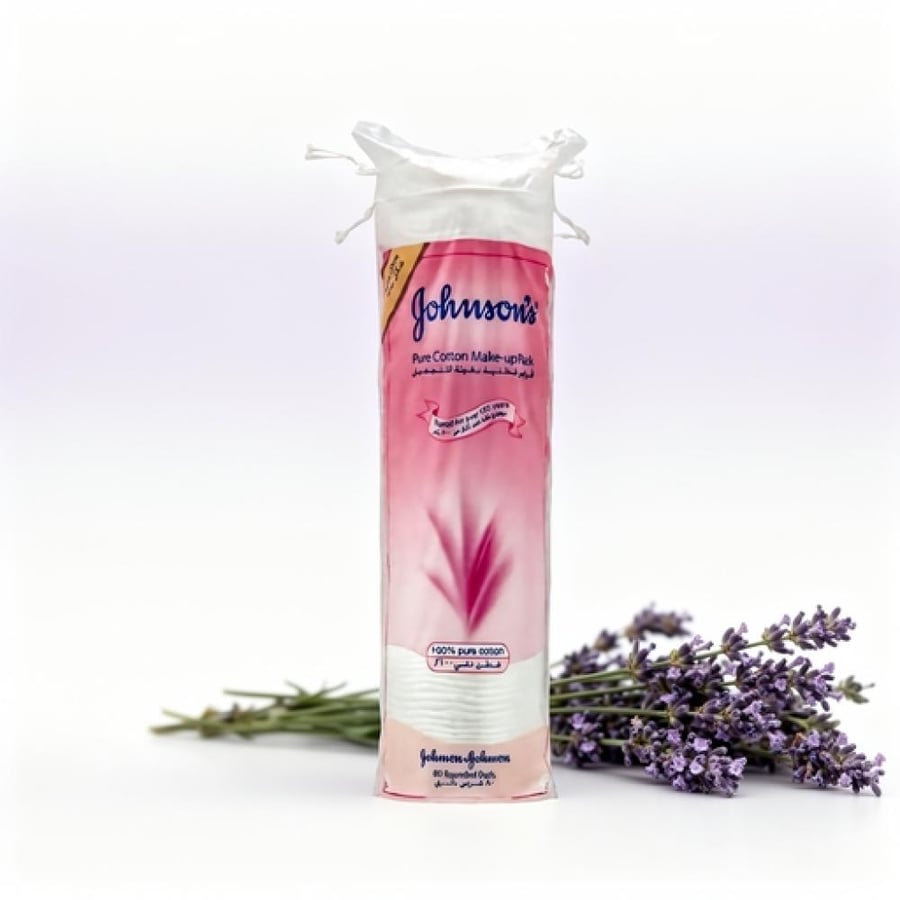 جونسون أقراص قطنية مدورة نقية للتجميل 80 قرص