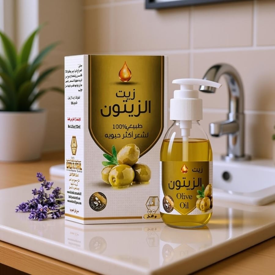 زيت وادي النحل بالزيتون للشعر 125 مل