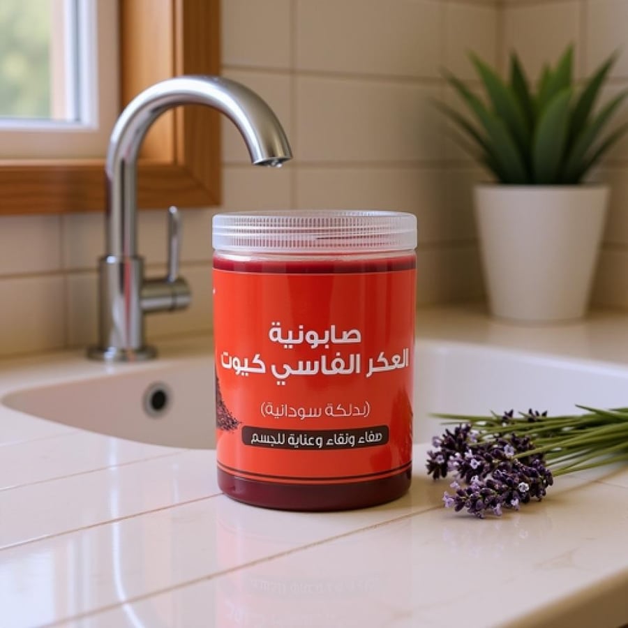 صابون العكر الفاسي كيوت بدلكة سودانية 700 جم