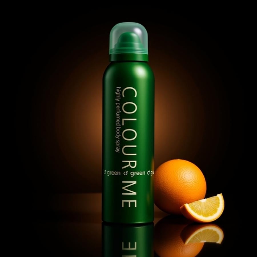 بخاخ معطر للجسم كولور مي الأخضر للرجال 150 مل