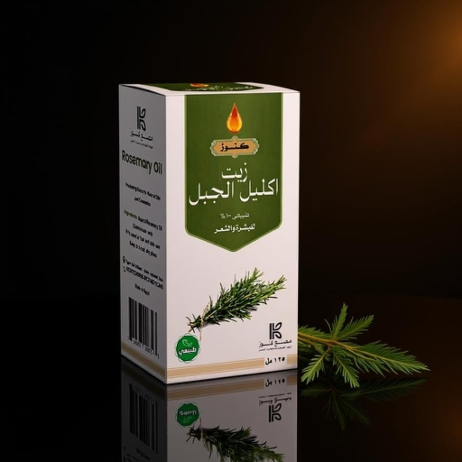 كنوز زيت إكليل الجبل للبشرة والشعر 125 مل