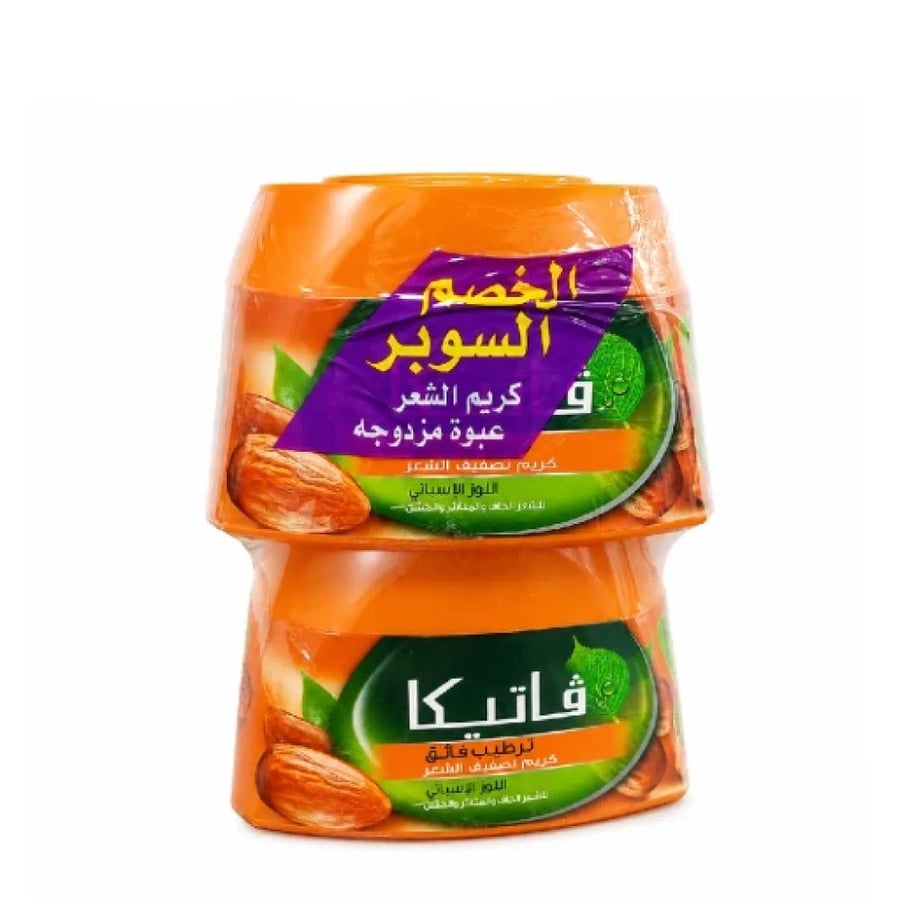كريم تصفيف الشعر باللوز من فاتيكا 2×140 مل