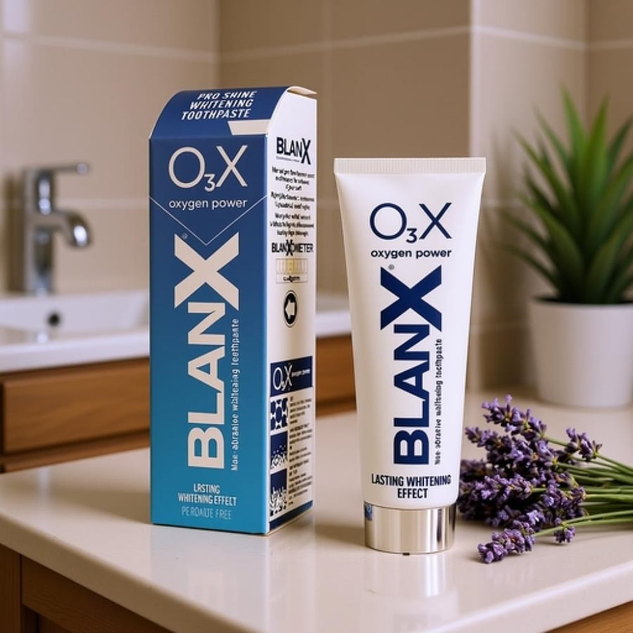 معجون أسنان بلانكس O3X المبيض بقوة الأكسجين النشط - 75 مل