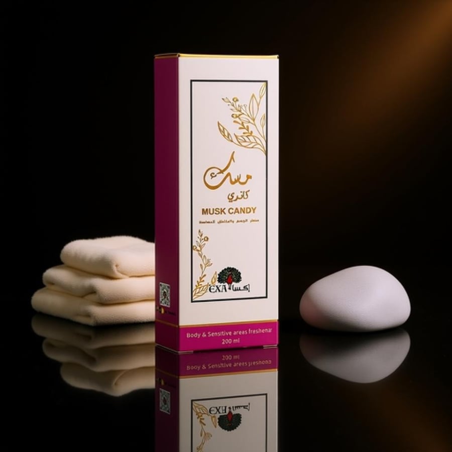 اكسا معطر الجسم والمناطق الحساسة مسك كاندي 200 مل