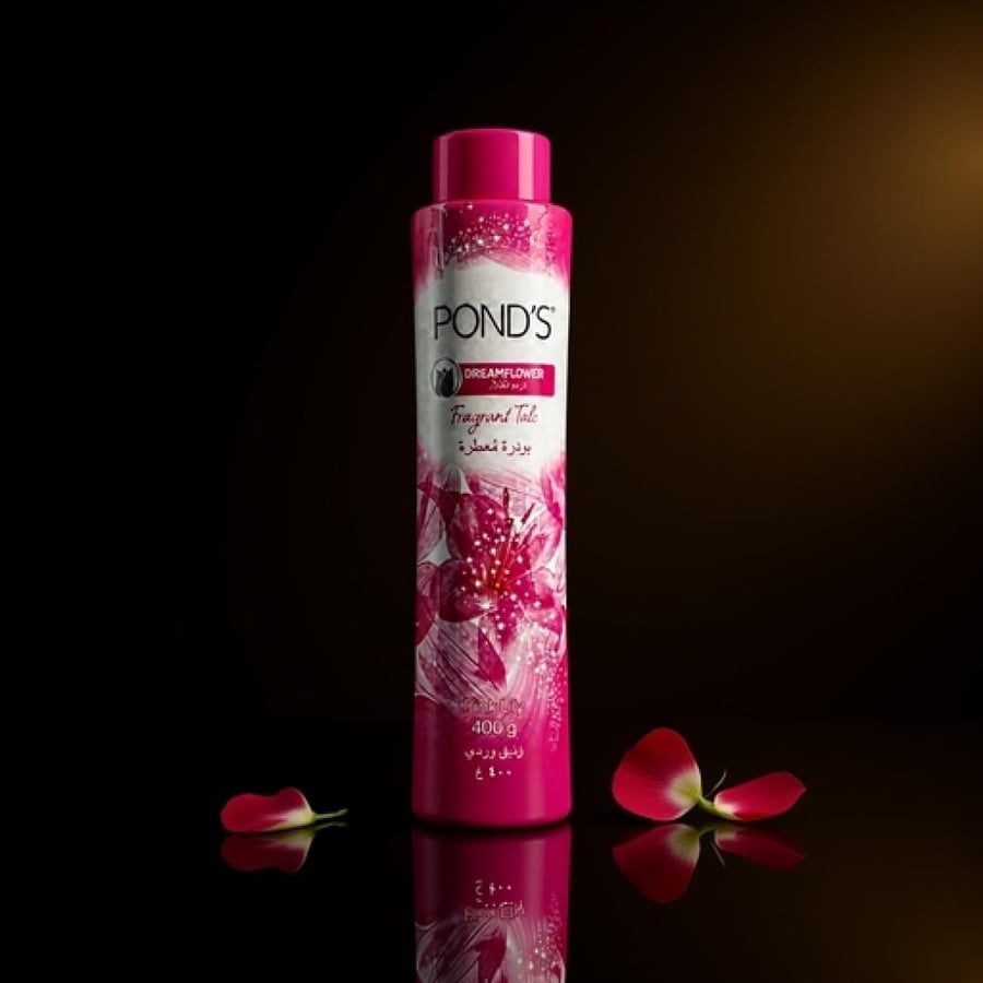 بوندس بودرة معطرة للجسم زنبق وردي 400 جم