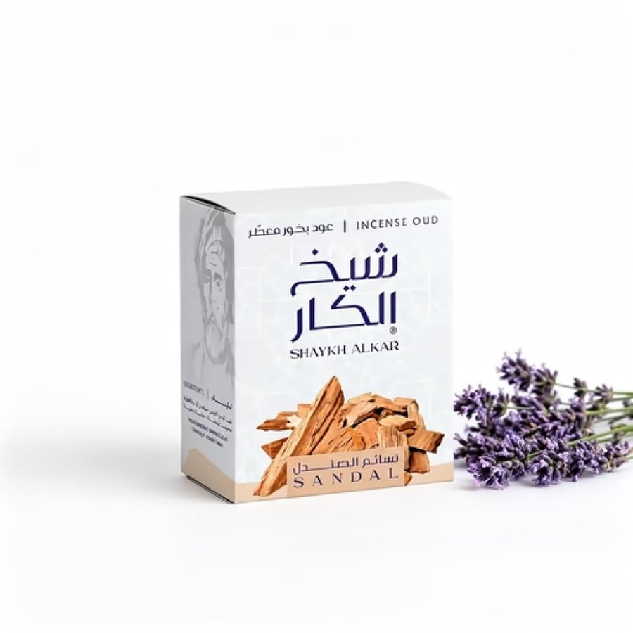 شيخ الكار بخور مبثوث مباخر نسائم الصندل 30 جم