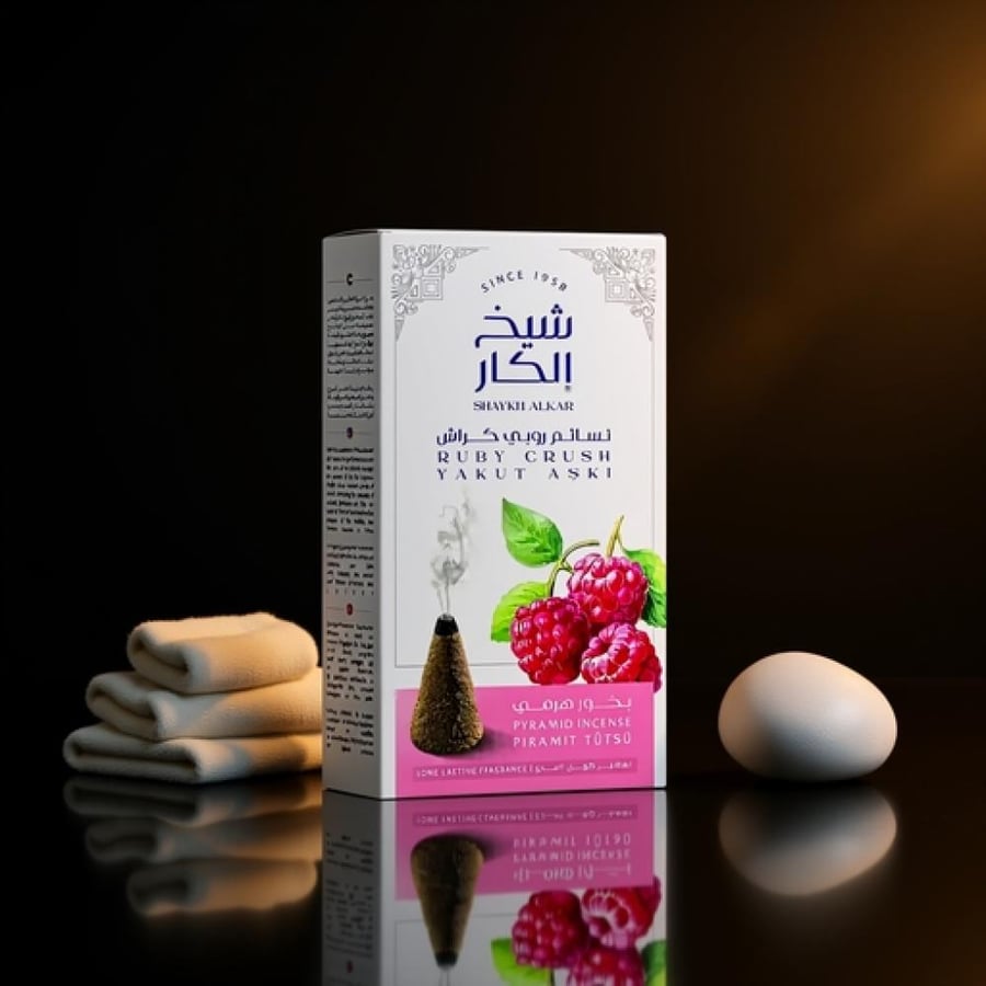 شيخ الكار بخور هرمي نسائم روبي كراش - 12 قطعة