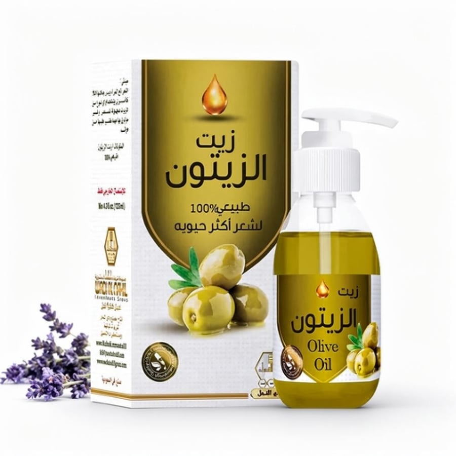 زيت وادي النحل بالزيتون للشعر 125 مل