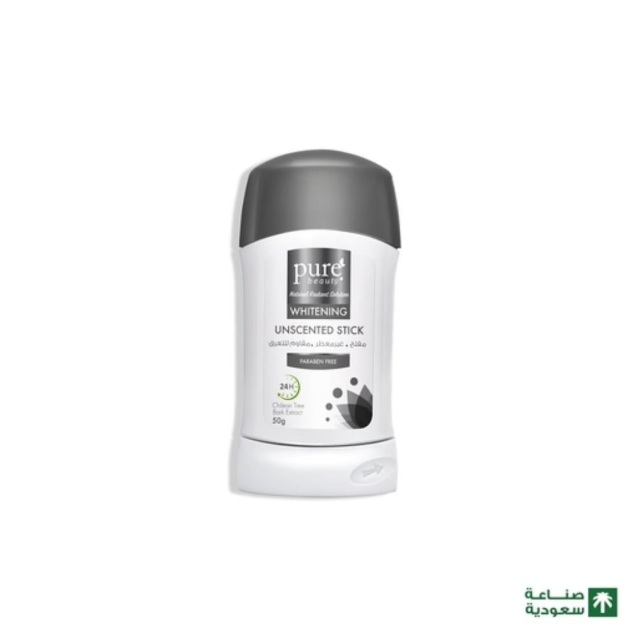 بيور بيوتي مزيل عرق ستيكة مفتح غير معطر 50 جم