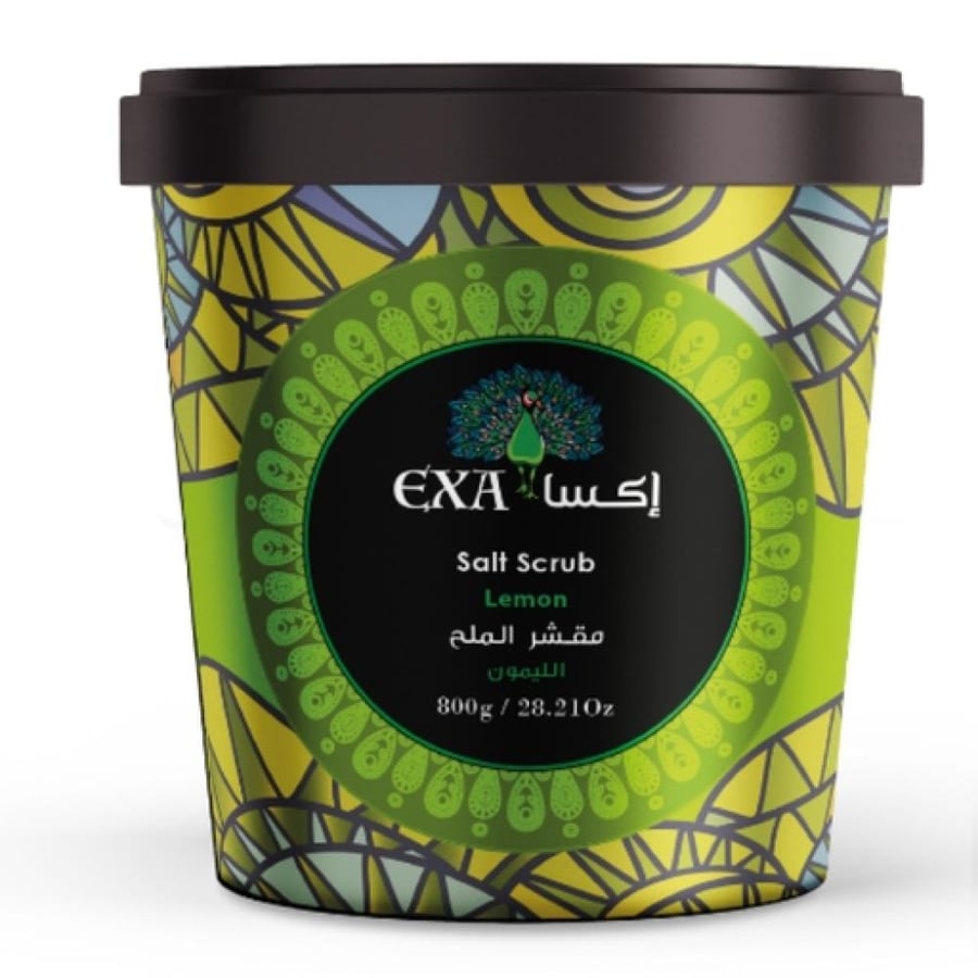 مقشر الملح بالليمون من اكسا 600 جم