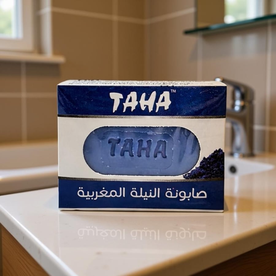 صابونة النيلة المغربية من طه 125 جم