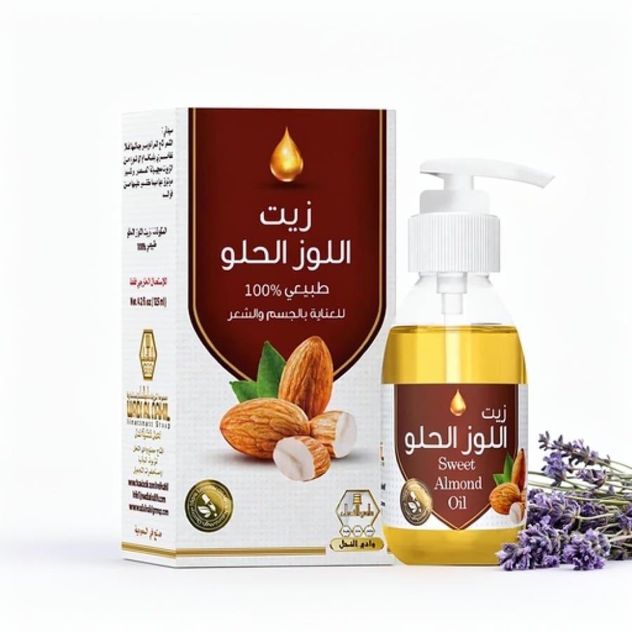 وادي النحل زيت اللوز الحلو 125 مل