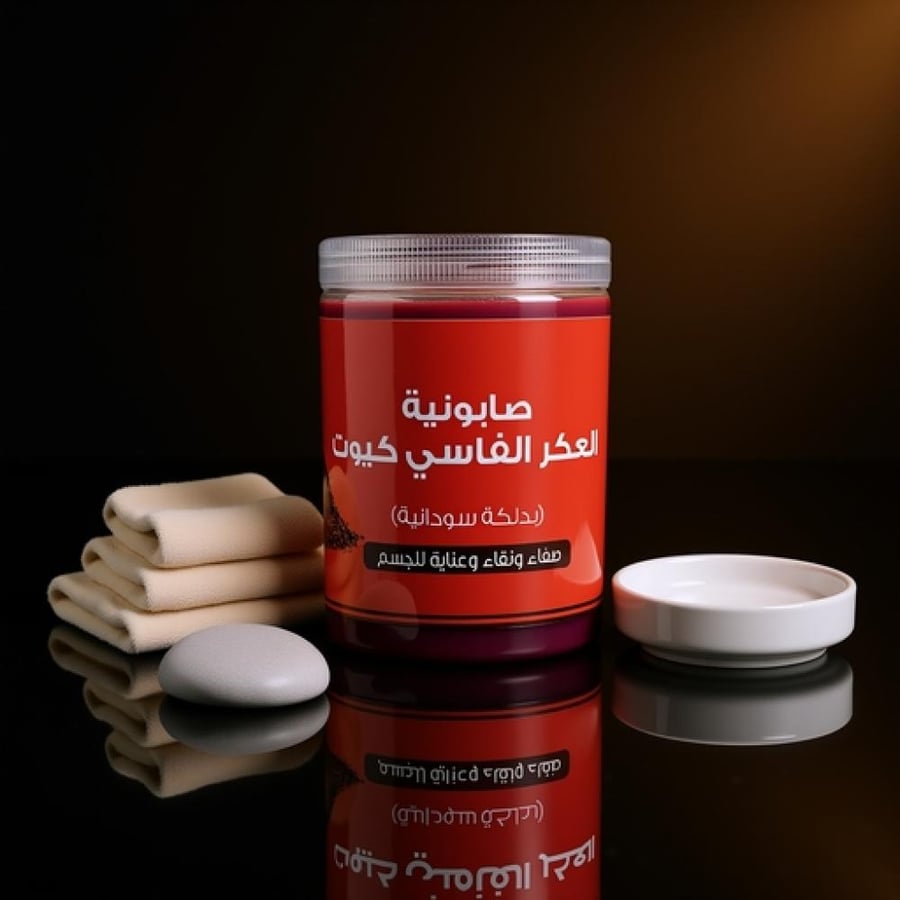 صابون العكر الفاسي كيوت بدلكة سودانية 700 جم