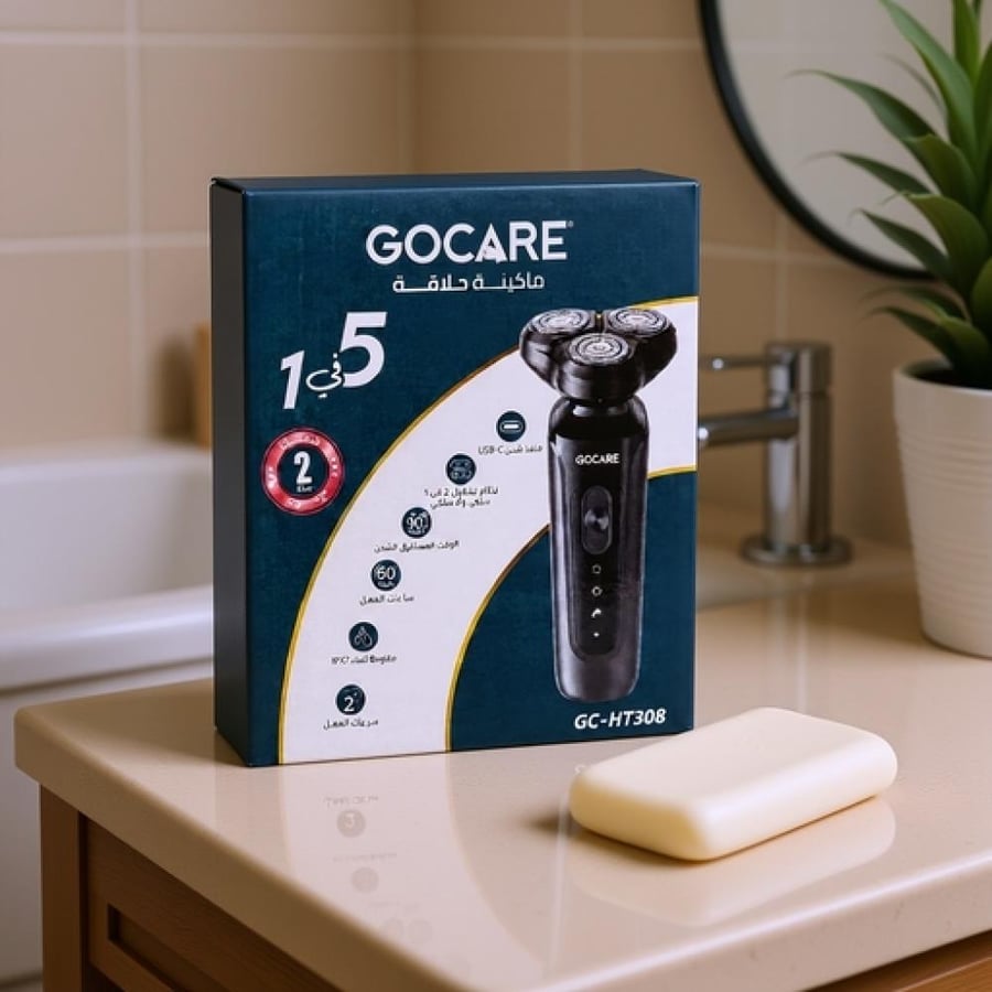 ماكينة حلاقة كهربائية 5 في 1 من جو كير - GC-HT308
