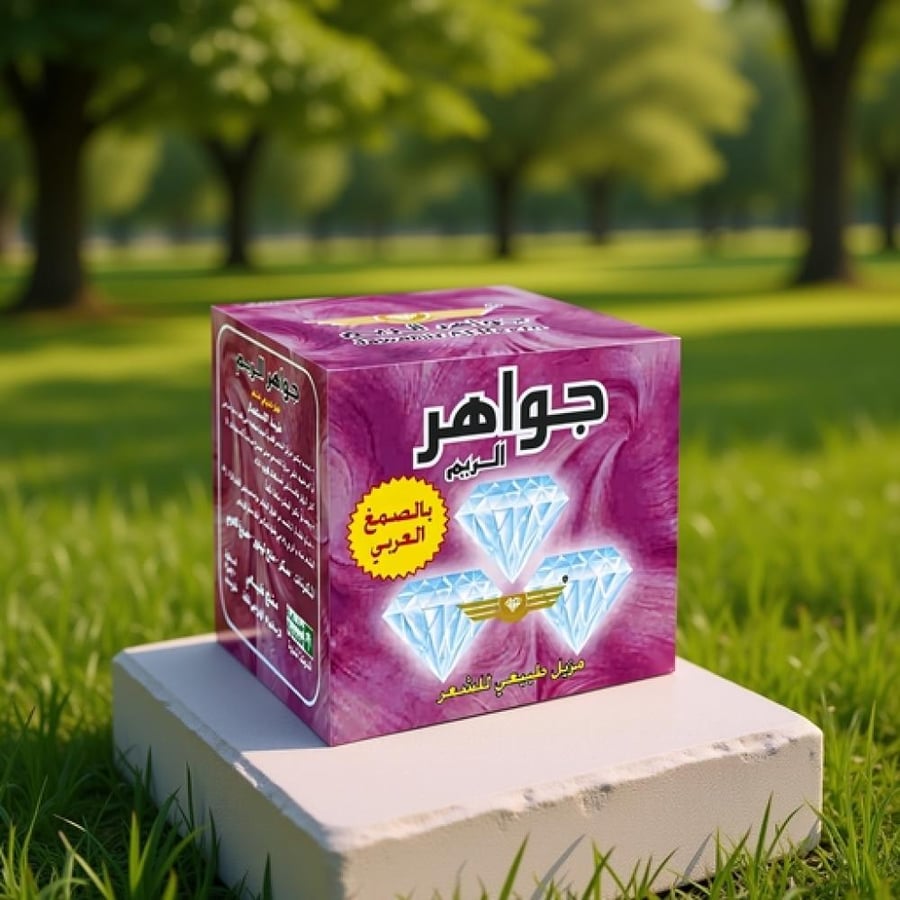 حلاوة جواهر الريم لإزالة الشعر بالصمغ العربي 500 جم