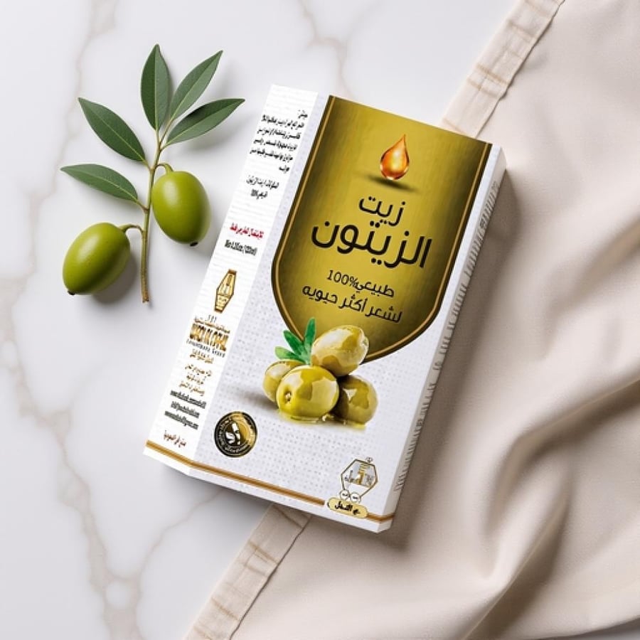 زيت وادي النحل بالزيتون للشعر 125 مل