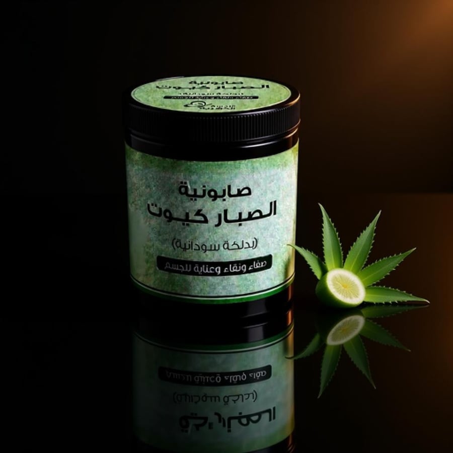اللمسة الذهبية صابونية الصبار بدلكة سودانية 700 جم