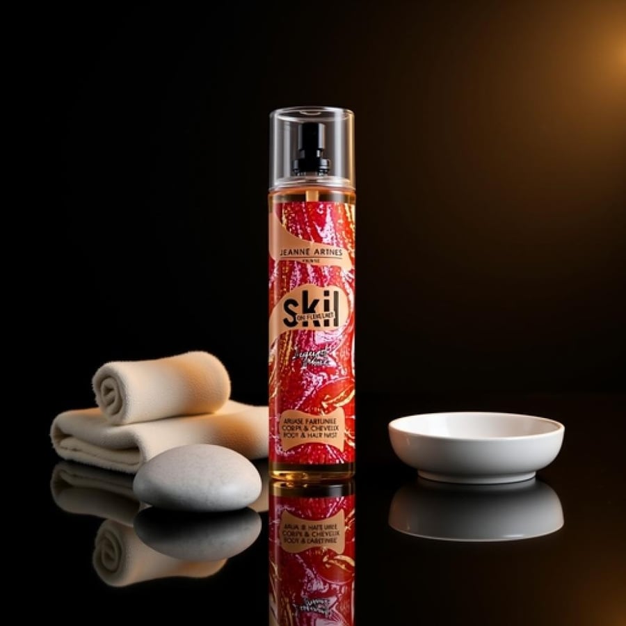 معطر سكيل ليكويد لاف للجسم والشعر بلمعة فضية 250 مل