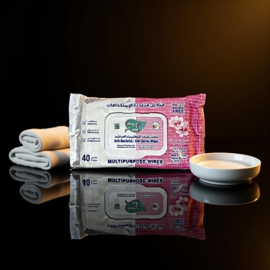 مناديل قطن لتنظيف المكياج متعددة الاستخدامات مضادة للبكتيريا والجراثيم من داري العرايس