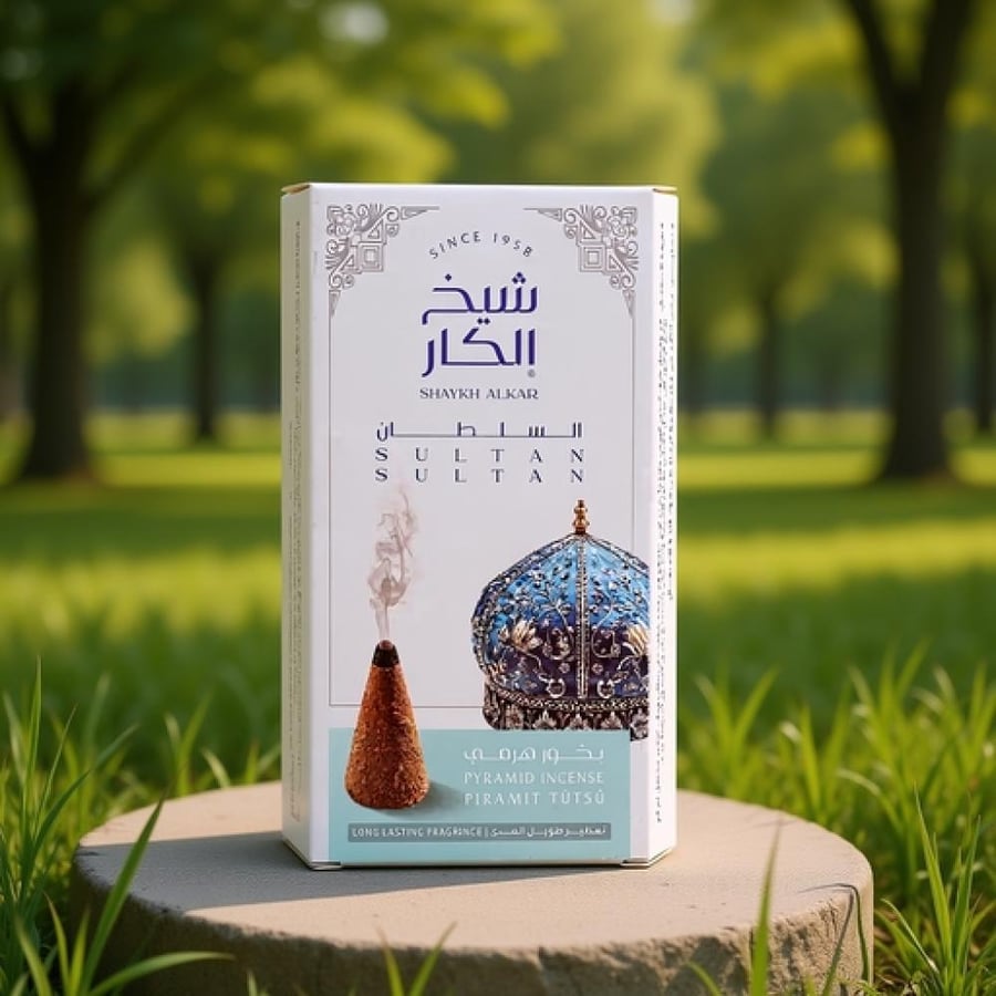 شيخ الكار بخور هرمي نسائم السلطان - 12 قطعة (30 جم)