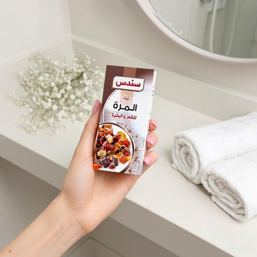 سندس زيت للشعر والبشرة 100 مل