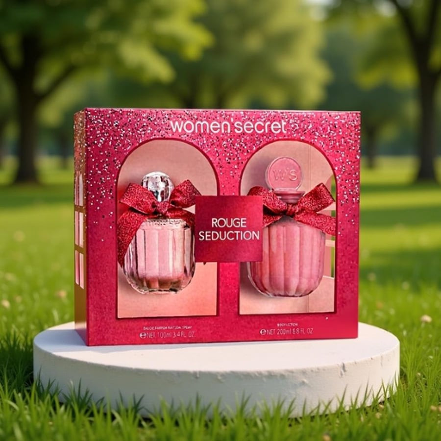 مجموعة Women's Secret روج سيداكشن: عطر 100 مل وكريم للجسم 200 مل