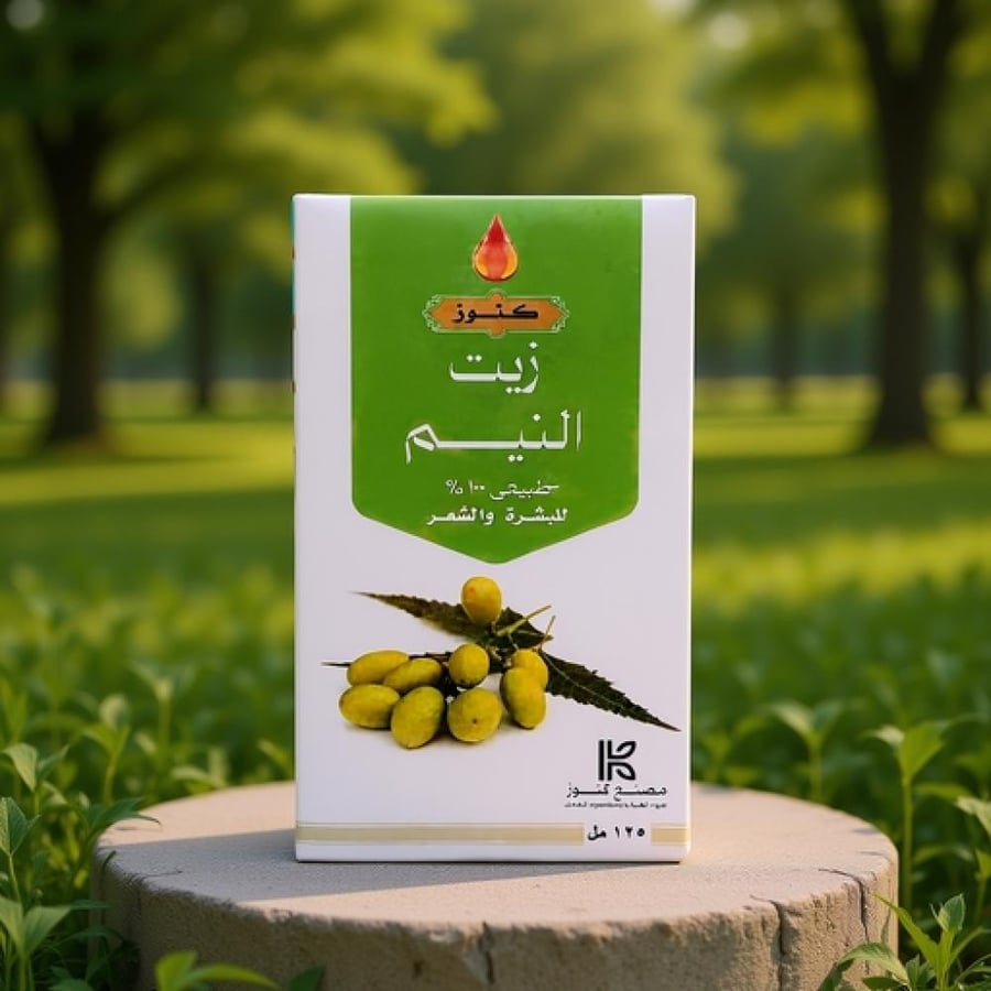 زيت النيم للشعر والبشرة من كنوز – 125 مل