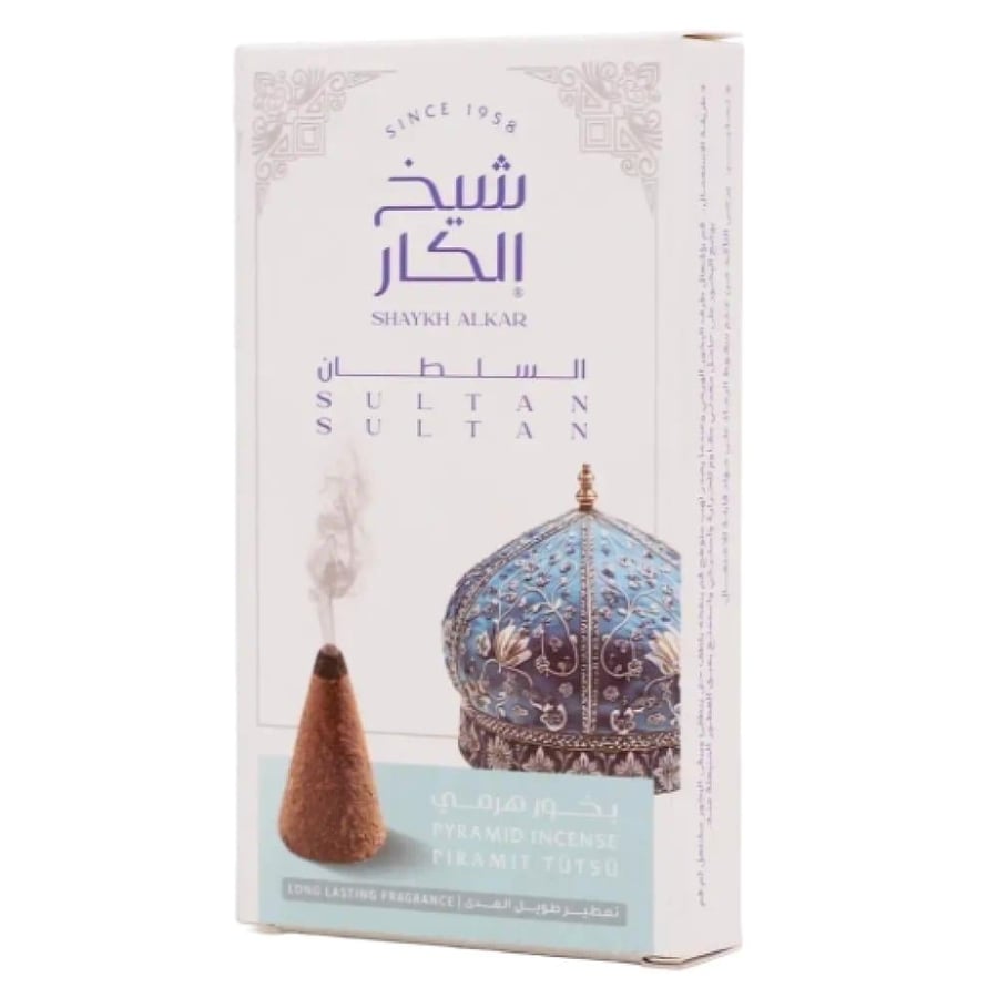 شيخ الكار بخور هرمي نسائم السلطان - 12 قطعة (30 جم)