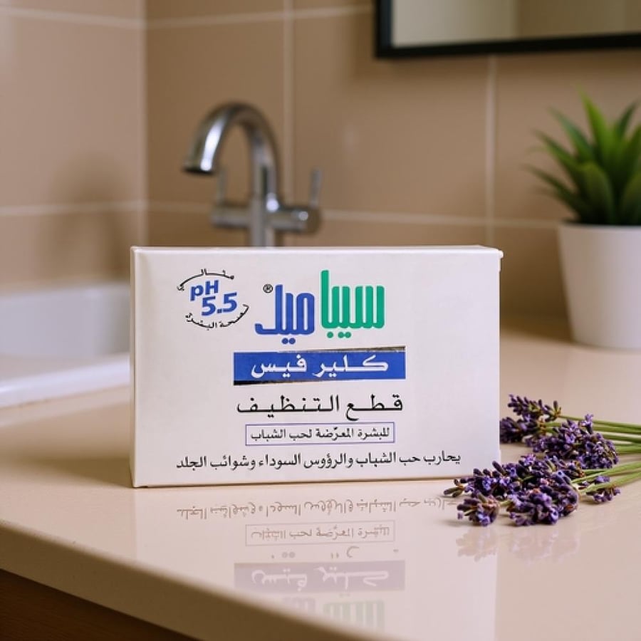 سيباميد كلير فيس صابون لتنظيف البشرة المعرضة لحب الشباب 150 جم