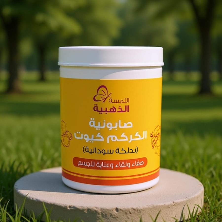 صابونية الكركم كيوت بدلكة سودانية 700 جم