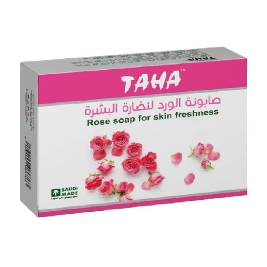 طاها صابونة الورد لنضارة البشرة 75 جم