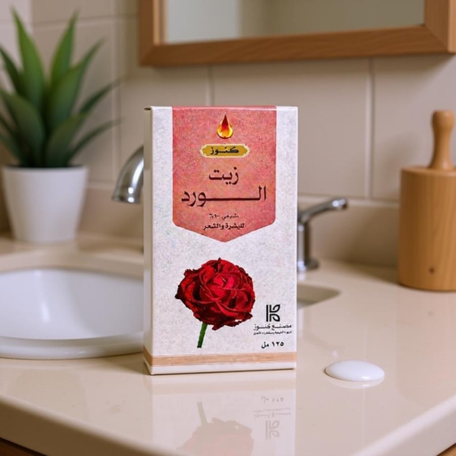 زيت الورد من كنوز - 125 مل