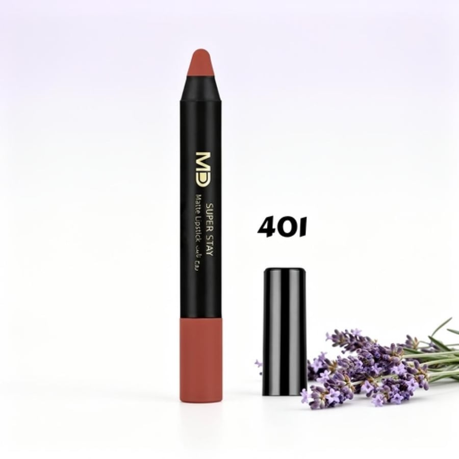 قلم روج سوبر ستاي مطفي من أم دي 401