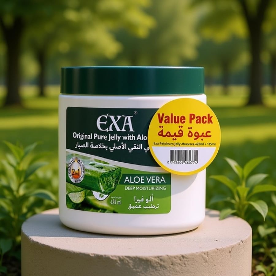 إكسا الجلي النقي بخلاصة الصبار الوفيرا لترطيب عميق 425 مل + 115 مل