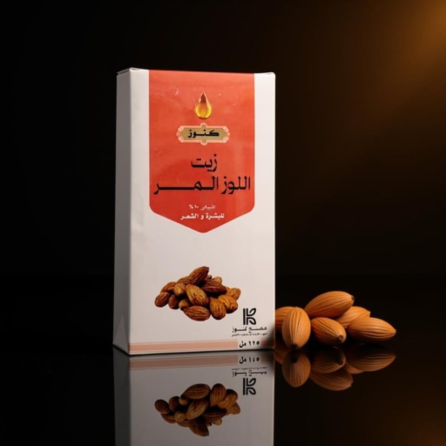 كنوز زيت اللوز المر للبشرة والشعر - 125 مل