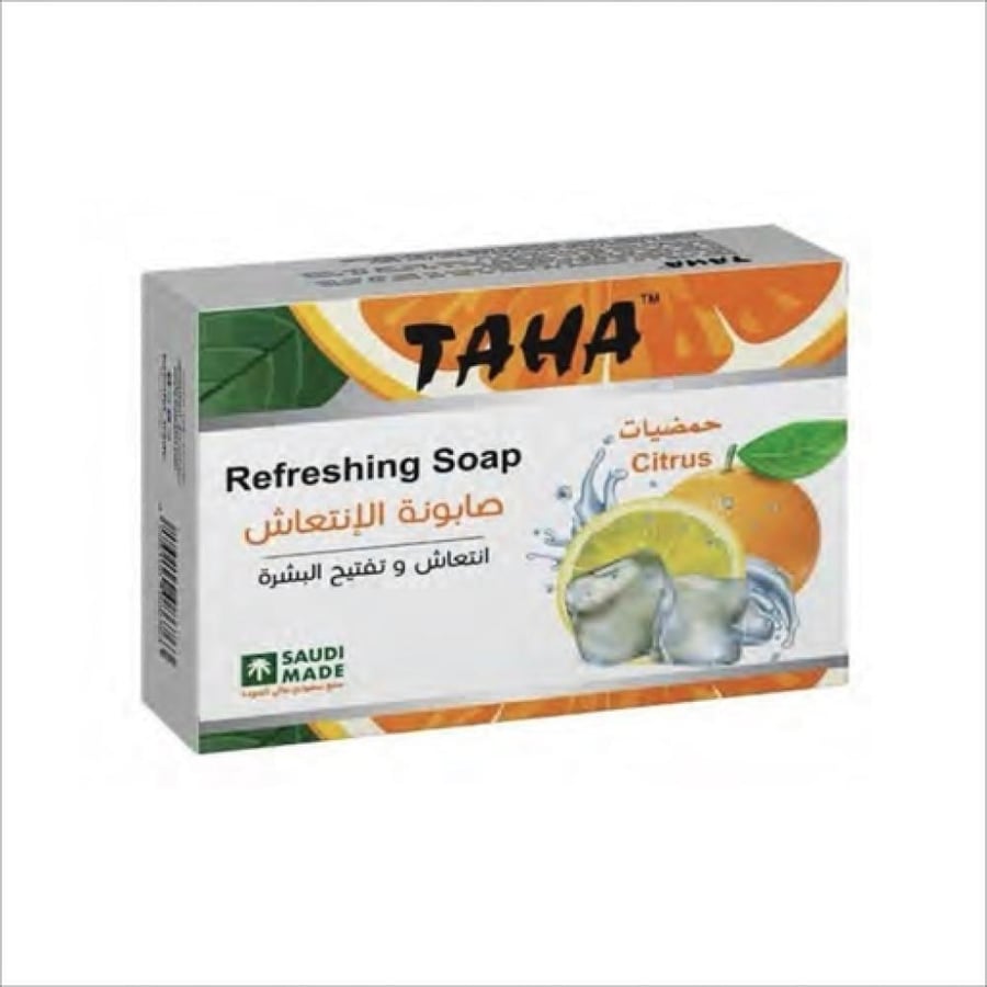 صابونة الانتعاش الحمضيات من TAHA 125 جم