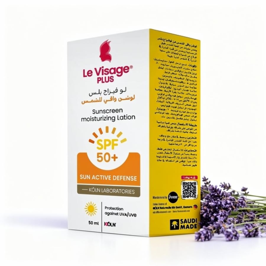 لو فيزاج بلس لوشن واقي شمس بعامل حماية 50 50 مل
