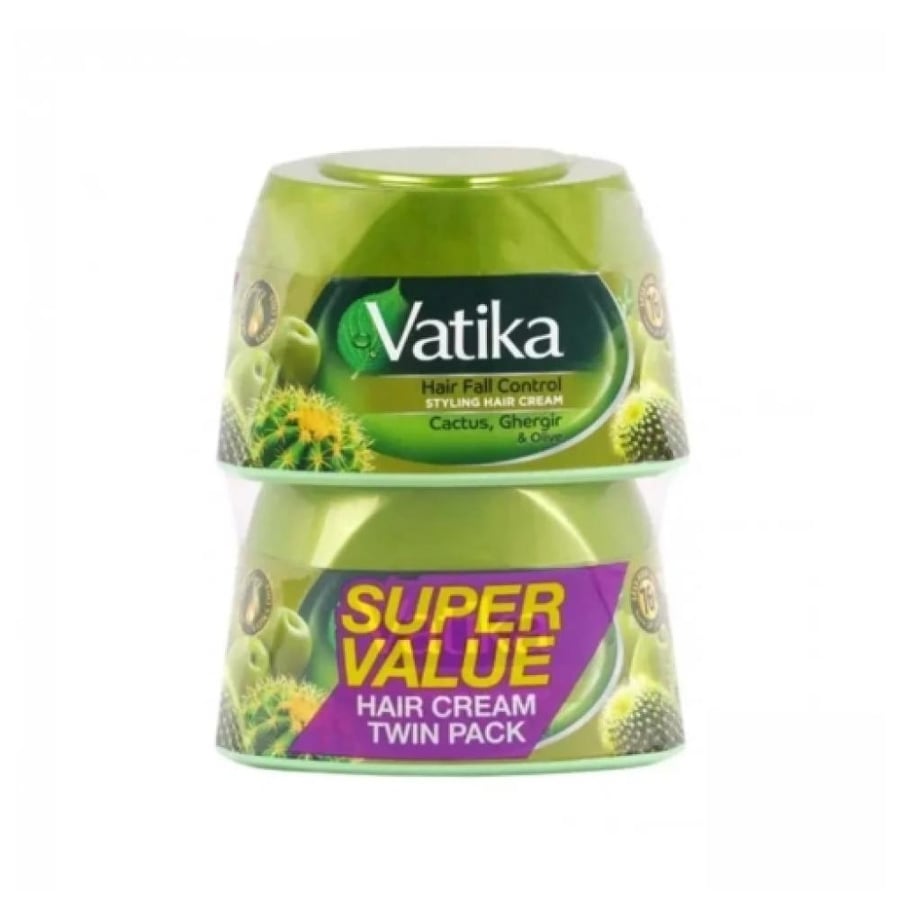 فاتيكا كريم لتصفيف الشعر بالصبار والجرير والزيتون - 2 × 140 مل