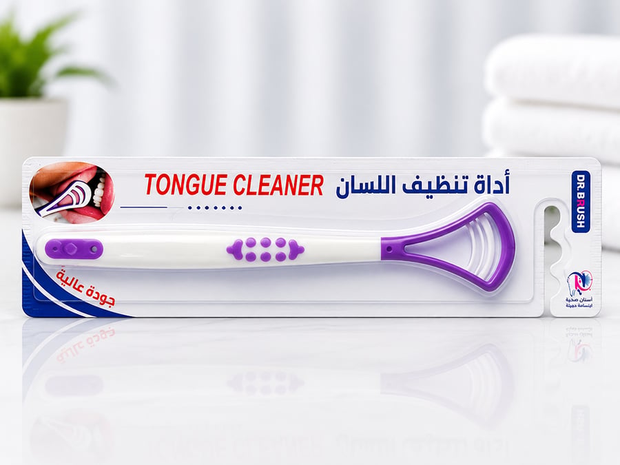 فرشاة تنظيف اللسان