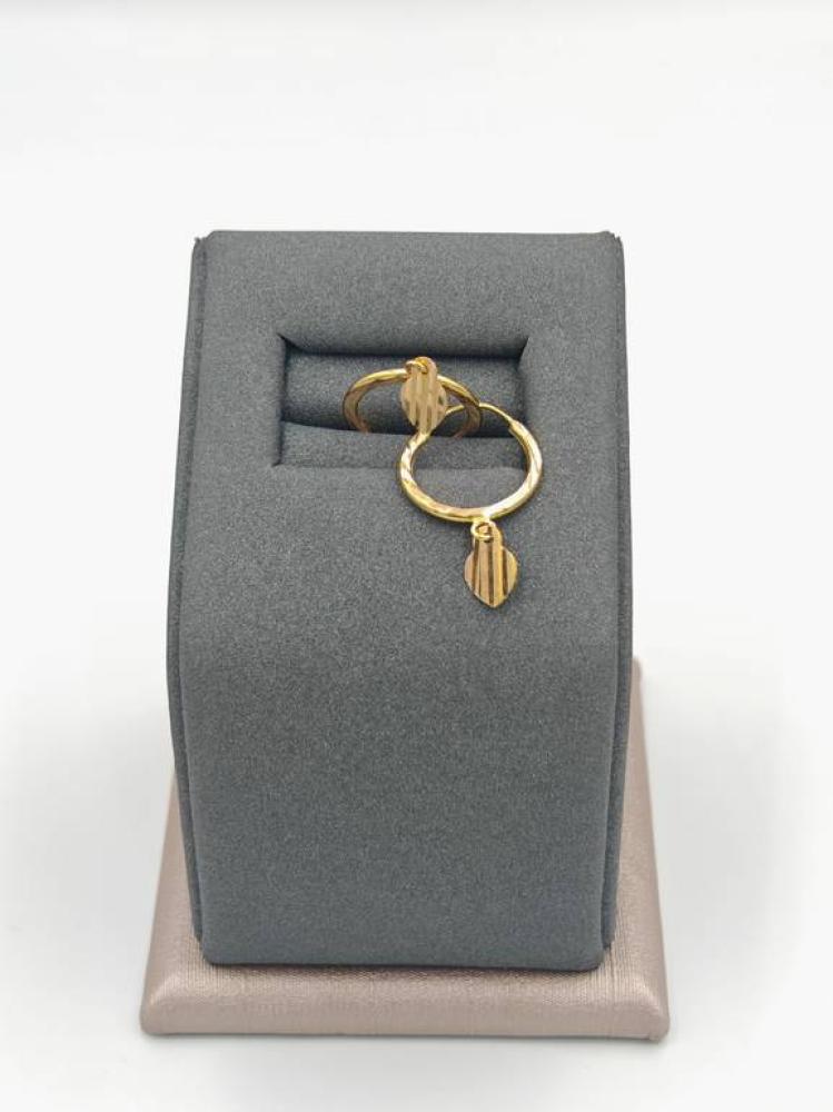 Earring 21k Gold - حلق عيار 21