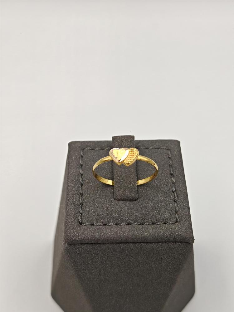 طقم ذهب عيار 18 - 18K Gold set Heart shape