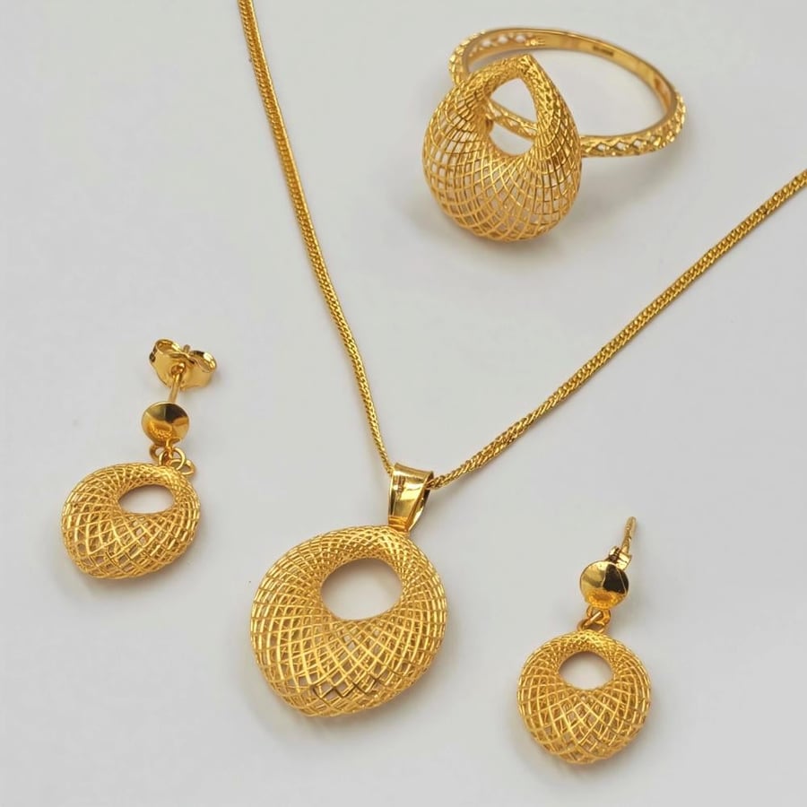 21K Gold Set - طقم ذهب عيار 21