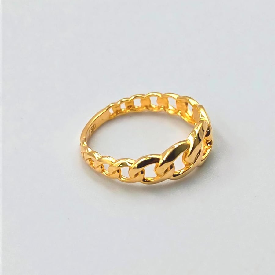 خاتم ذهب عيار 18 -18K Gold Ring