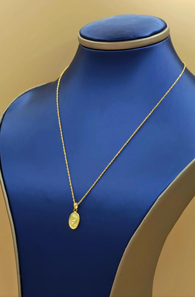 عقد ذهب عيار 21 - Necklace 21k