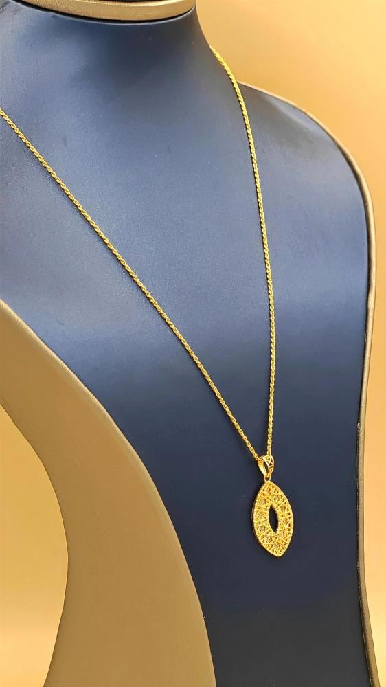عقد ذهب عيار 21 - Necklace 21k