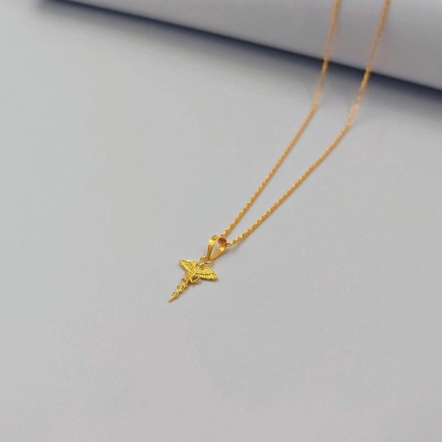 18K Gold Necklace - عقد ذهب عيار 18