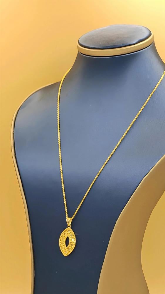 عقد ذهب عيار 21 - Necklace 21k