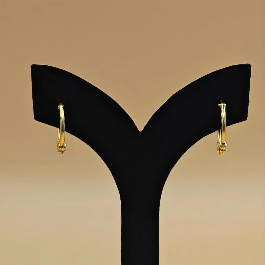حلق ذهب عيار 21 - 21K Gold Earrings