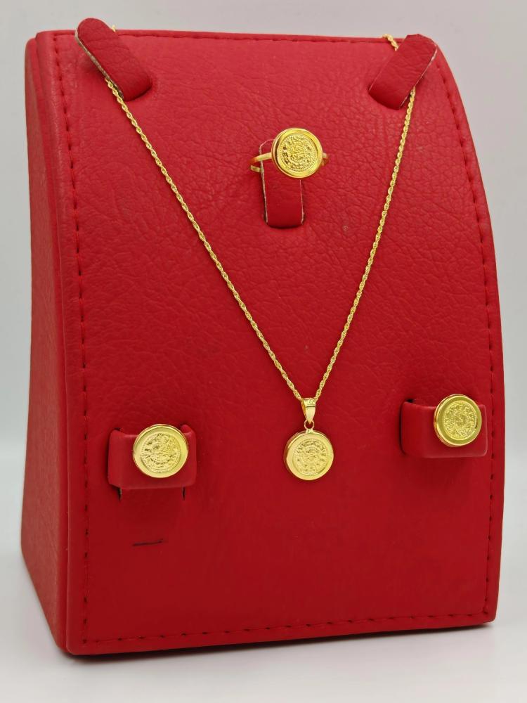Coin Set 18k Gold